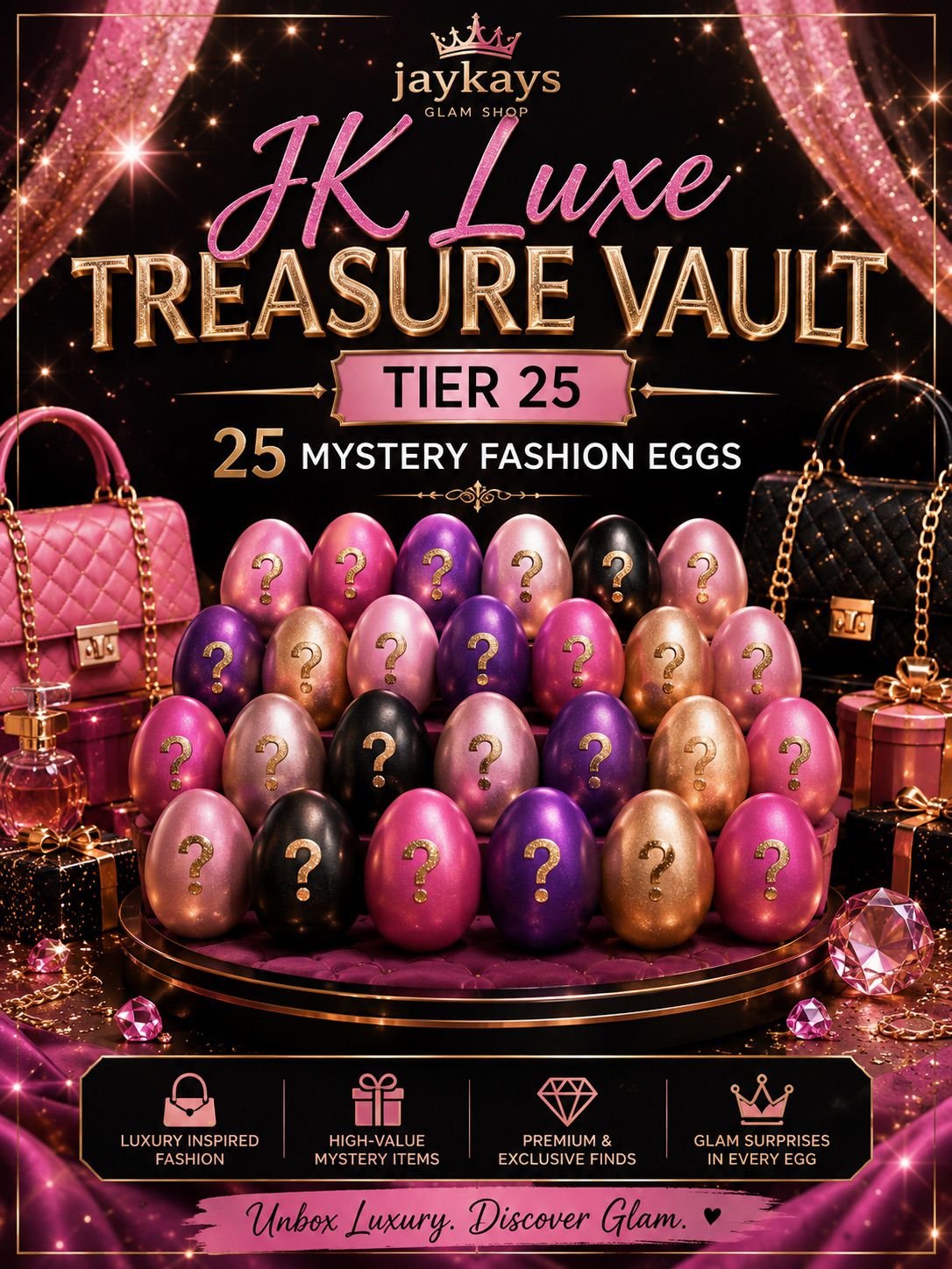 JK’s Luxe Treasure Vault