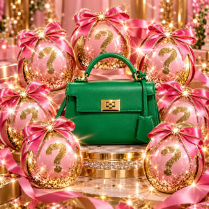 Green bag plus 6 mystery fashion eggs